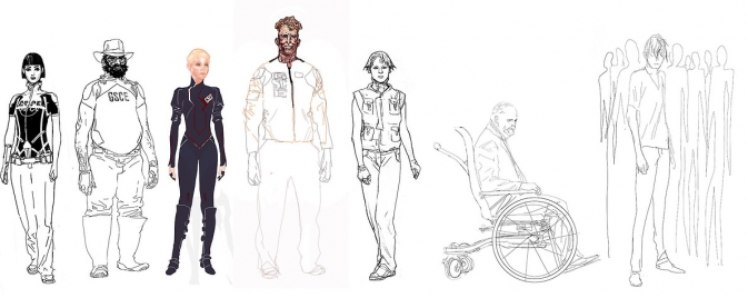 Des concept arts de Travel Foreman pour une série Doom Patrol abandonnée